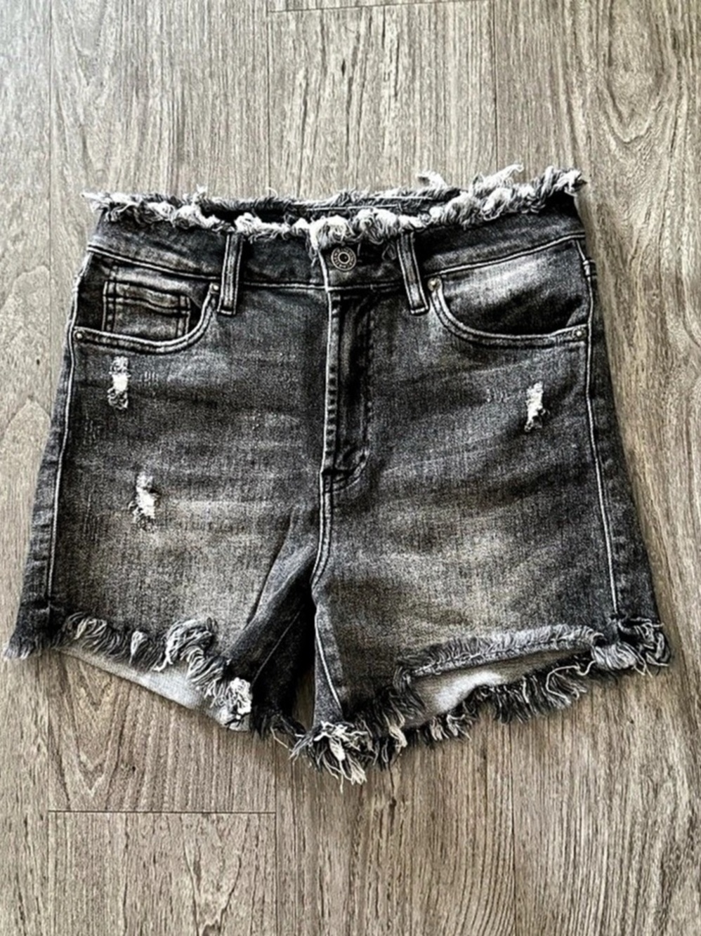 Risen Jeans Distressed Jean Shorts NWOT